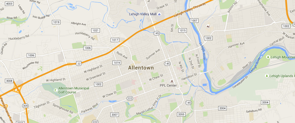 Allentown Waste Management Dumpster Rental Service Area